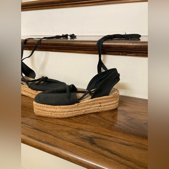 Espadrilles black platform - Picture 5 of 8